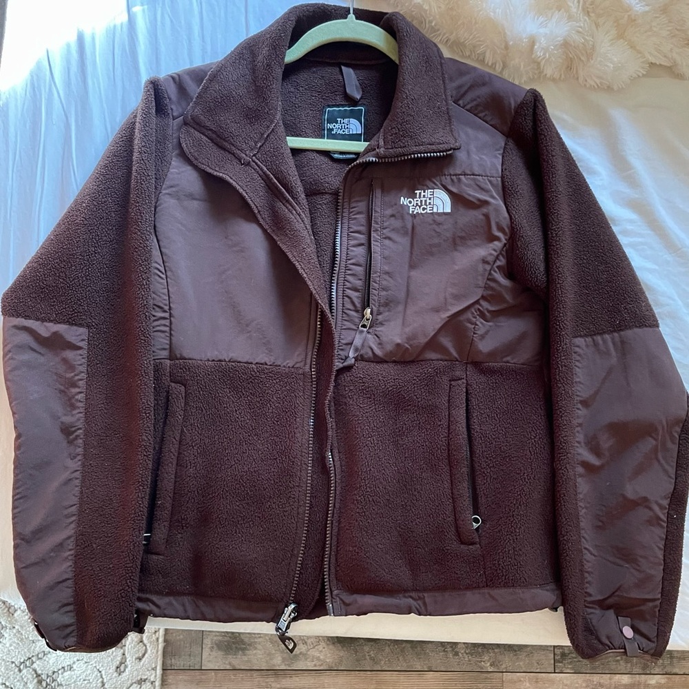 The North Face Denali Fleece Full Zip in Brown Size Small